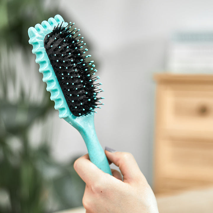 Ergonomische Entlüftungsbürste für Föhnfrisuren, schnelltrocknend, antistatisch, für alle Haartypen.