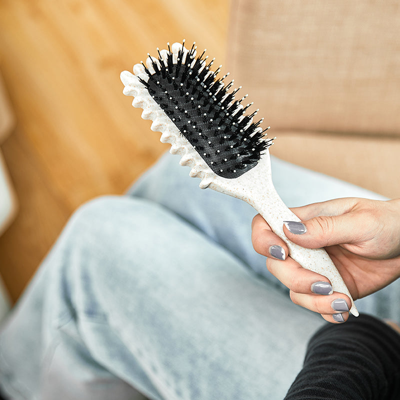 Schnelltrocknende, antistatische Unisex Haarbürste zur Pflege, für glänzendes Haarstyling und weniger Frizz.