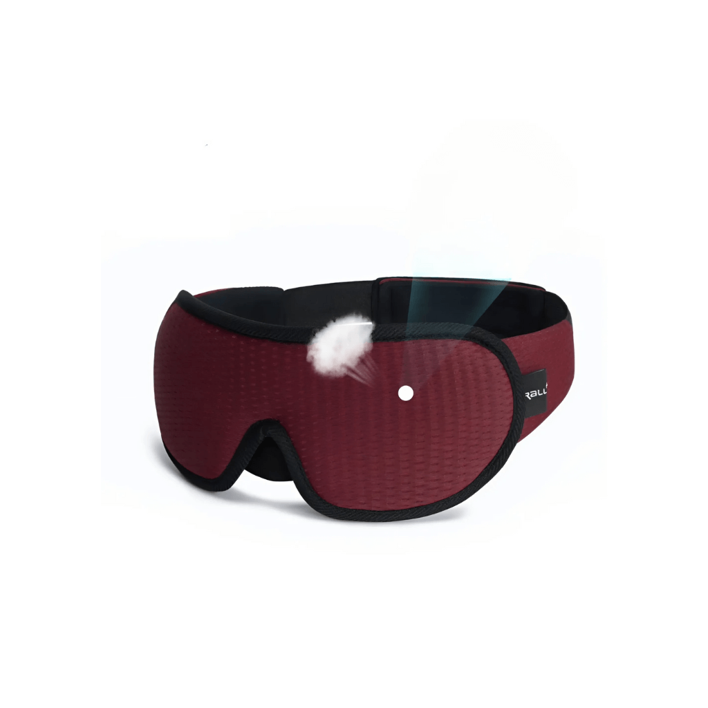 Mayer Tiefschlaf-Maske, ergonomisch, atmungsaktiv & leicht, perfekt für Dunkelheit & Entspannung.