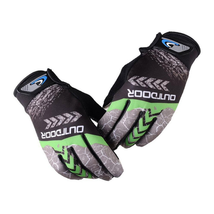 Stylische Unisex Fahrradhandschuhe mit atmungsaktivem Mesh-Einsatz für maximalen Komfort und Belüftung.
