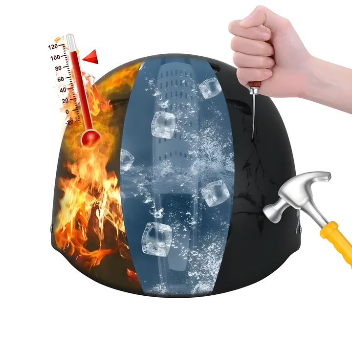 Ergonomischer SafeRide Schutzhelm mit Belüftung, ideal für intensive Radfahrten.
