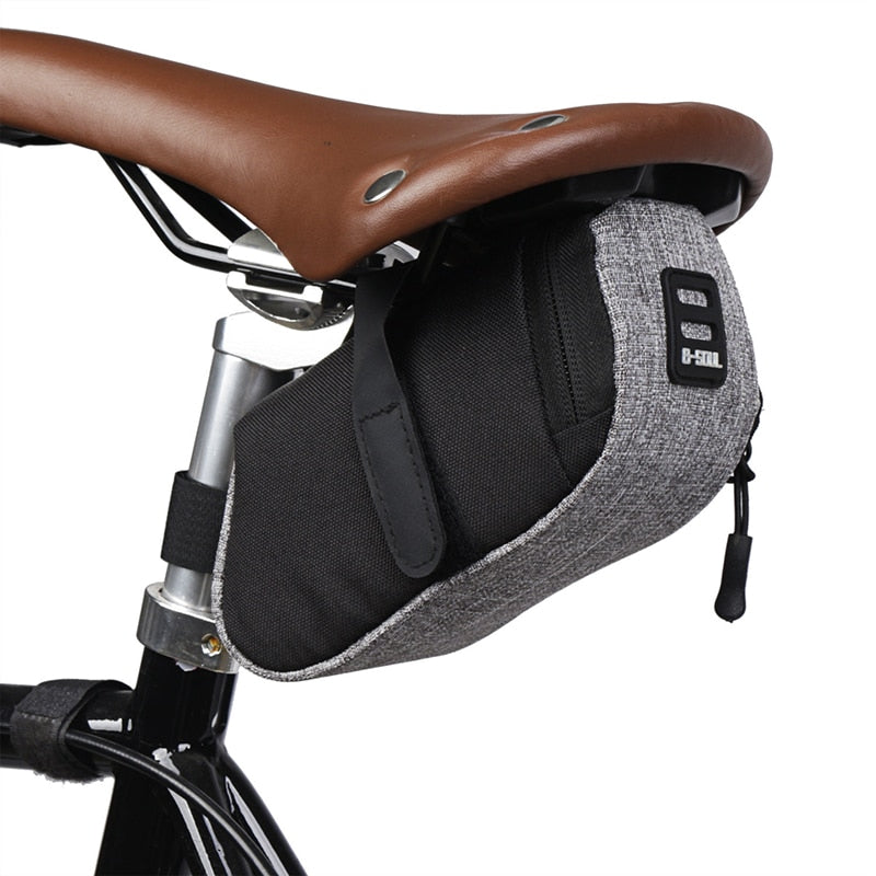 Wasserdichte Satteltasche für Fahrrad, ideal für Werkzeug und Gepäck auf jeder Radtour.