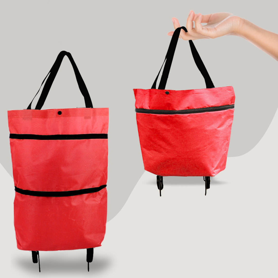 Robuste faltbare Einkaufstasche mit Rollen, vielseitiger Unisex Shopper, perfekte Geschenkidee für jede Jahreszeit.