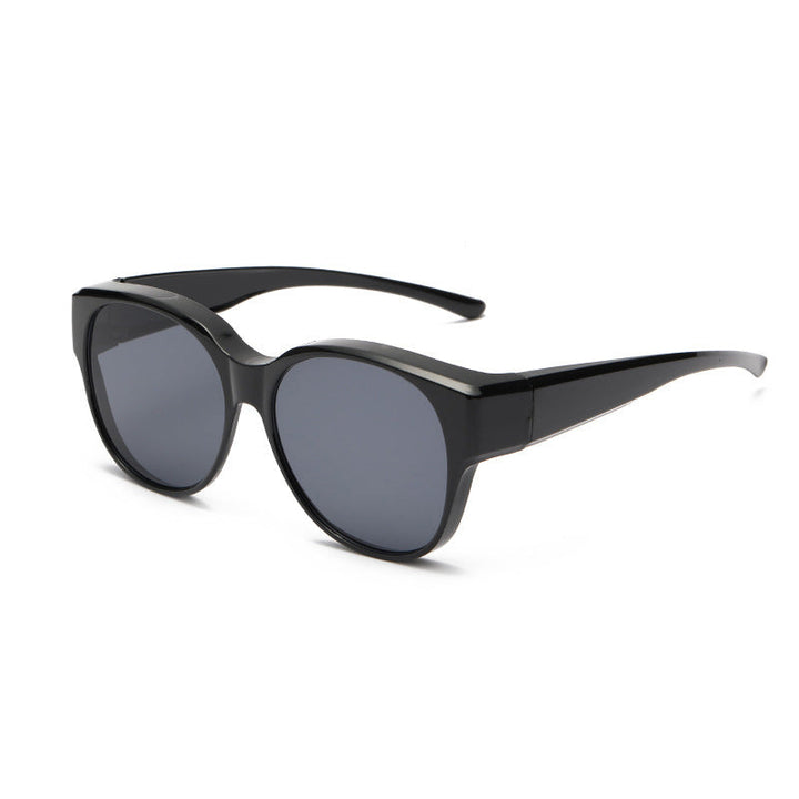 Unisex Fit Over Sonnenbrille mit polarisierten TAC-Linsen und UV400 Blendschutz für optimalen Sehkomfort.