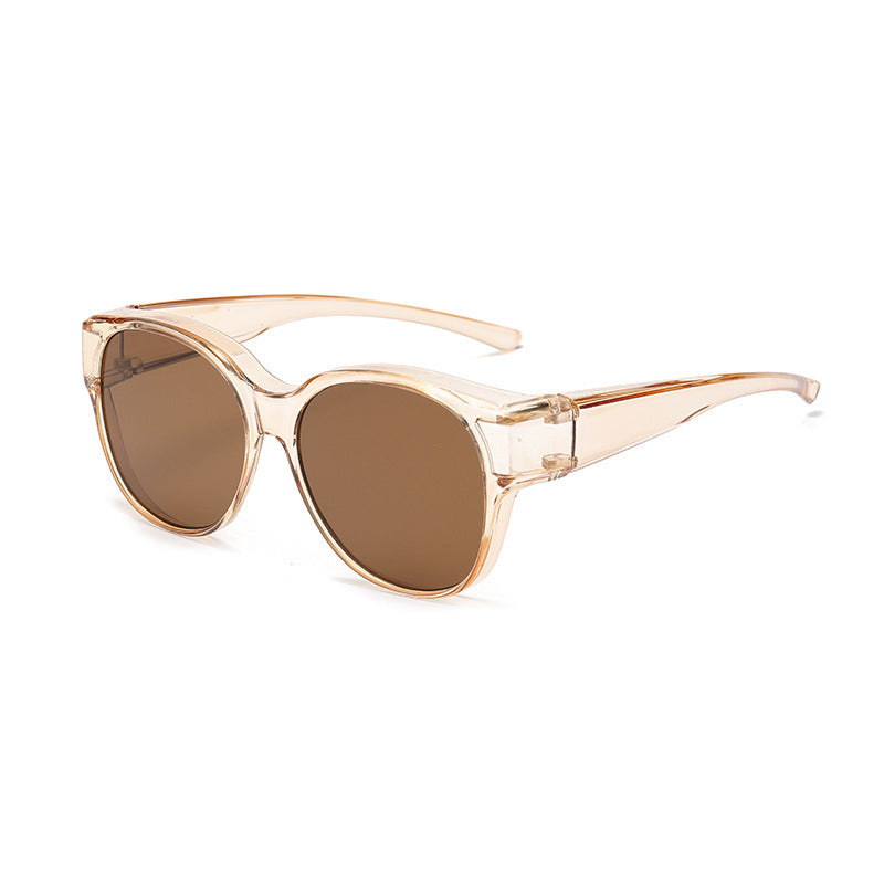 Optimale Sehkomfort Fit Over Sonnenbrille, leicht, UV400 Schutz, Blendschutz & polarisierte TAC-Linsen.