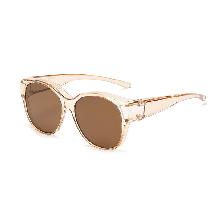 Optimale Sehkomfort Fit Over Sonnenbrille, leicht, UV400 Schutz, Blendschutz & polarisierte TAC-Linsen.