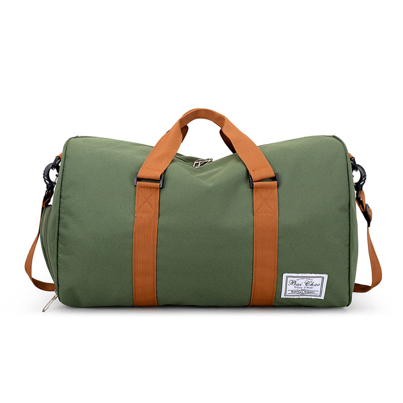 Robuste Unisex Reisetasche für Sport und Kurztrips, aus strapazierfähigem Oxfordgewebe, leicht und geräumig.