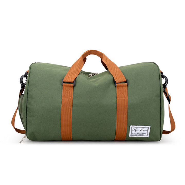 Robuste Unisex Reisetasche für Sport und Kurztrips, aus strapazierfähigem Oxfordgewebe, leicht und geräumig.