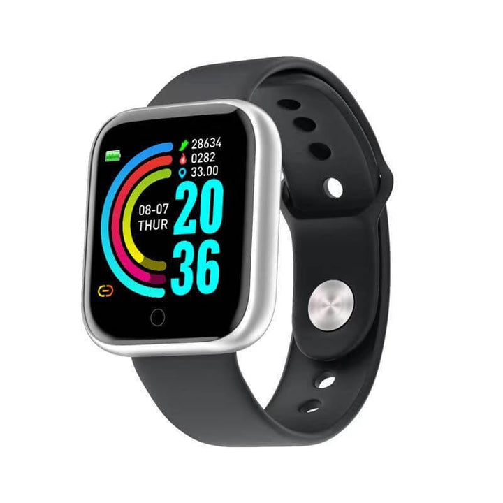 Robustes unisex Wearable mit angenehmem Armband, wasserdichter Fitnessuhr für Sport und täglichen Gebrauch.