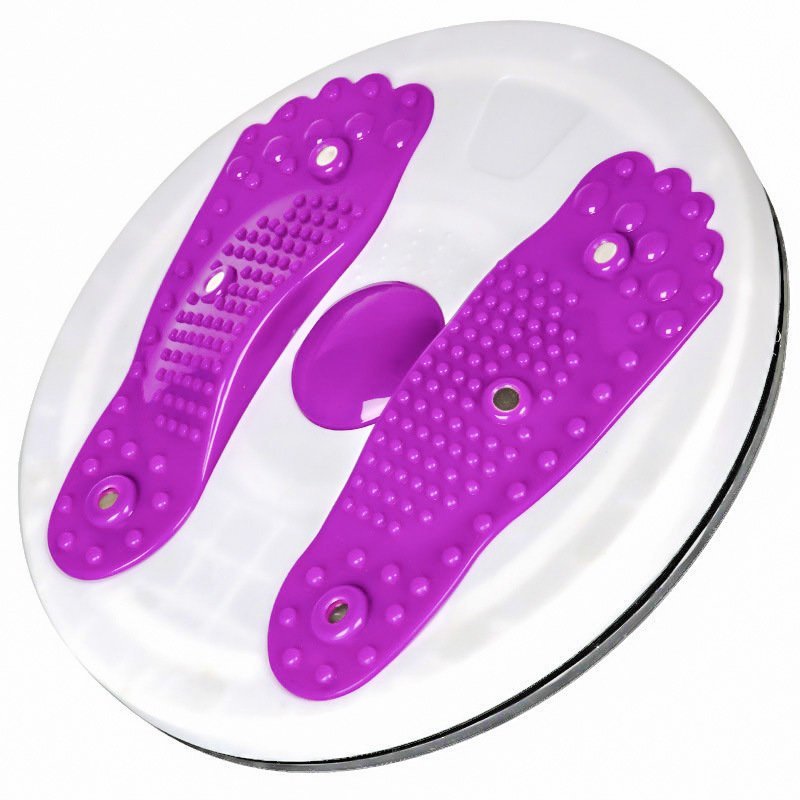 Lebendiger rosa Fitness-Twister für ein motivierendes Bauch- & Hüfttraining zu Hause und Abnehmen.