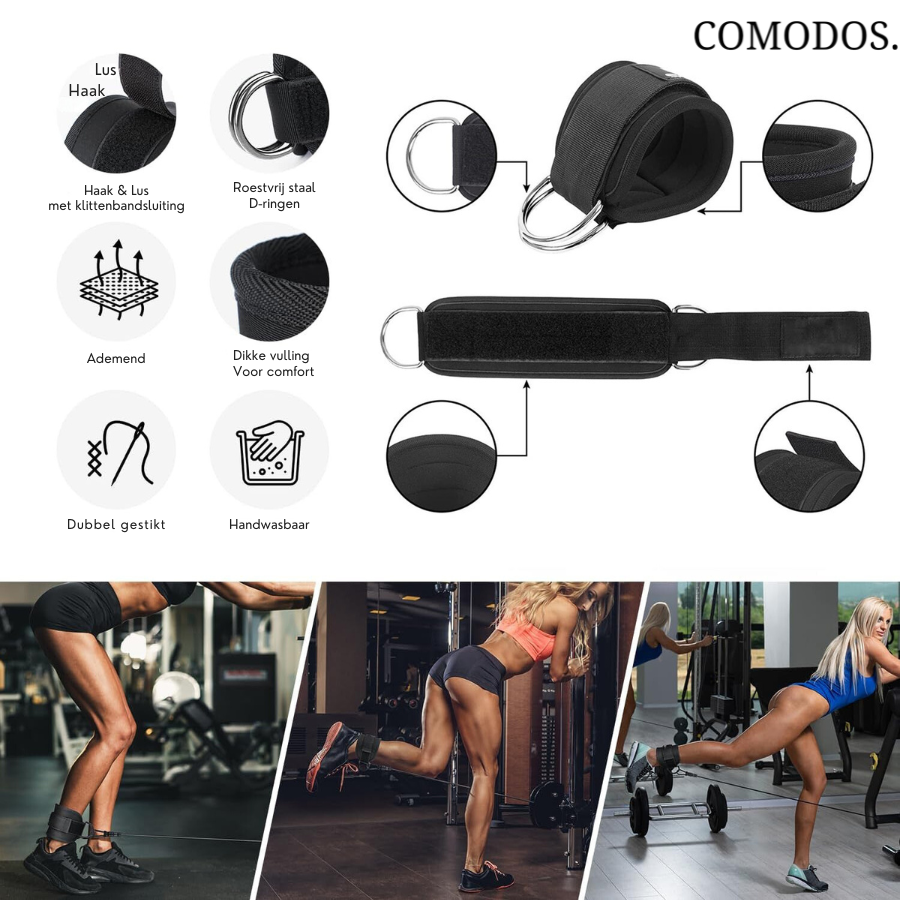 Bands Set für intensive Fitness-Workouts, Beintraining und gezielten Muskelaufbau.