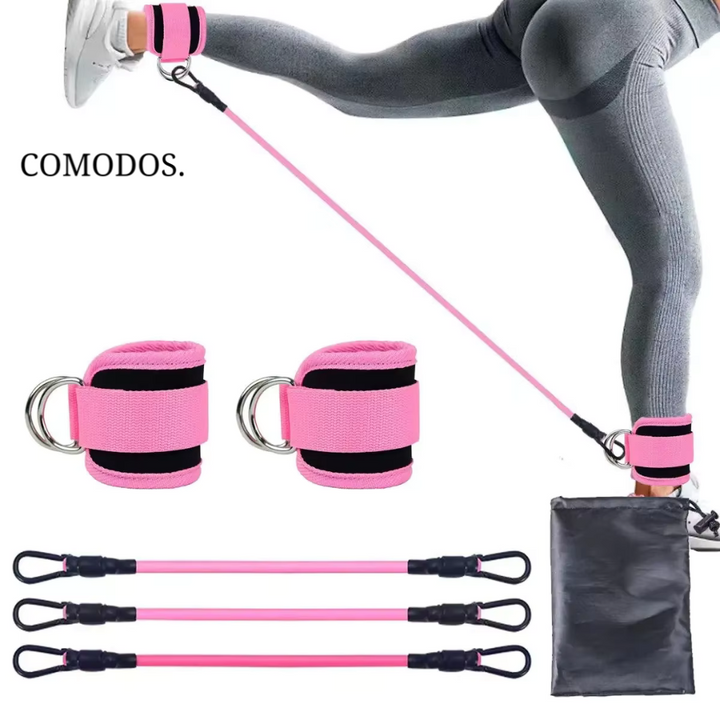 Praktische Widerstandsbänder für effektives Workout, Gesäßtraining & Muskelwachstum.