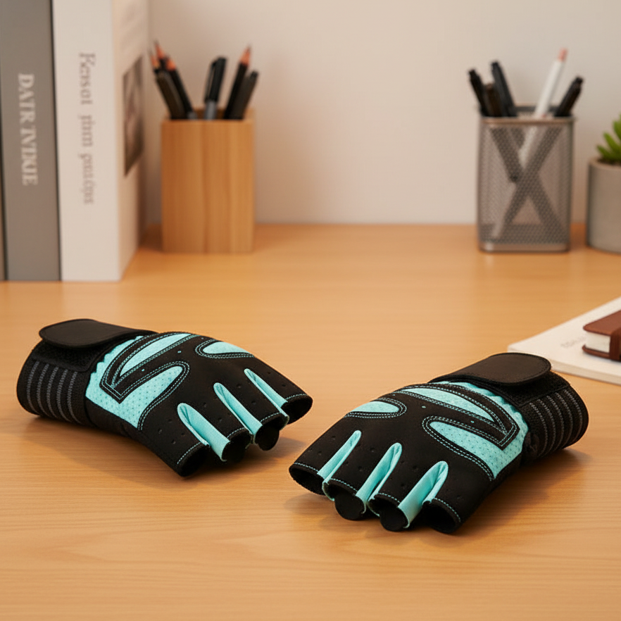 Unisex Fitnesshandschuhe für optimalen Komfort & Stabilität beim Training.