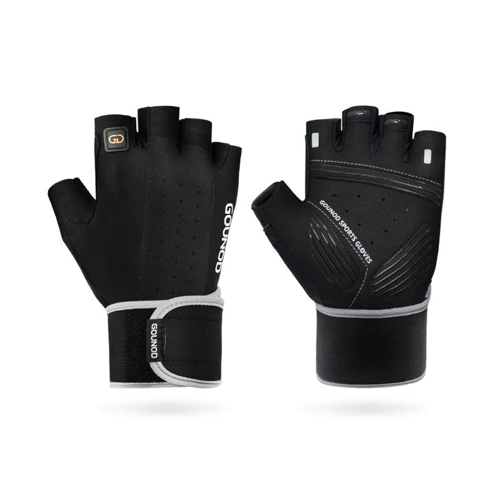 Robuste Fitnesshandschuhe unisex für Workout, mit Fokus auf Stabilität & Halt.