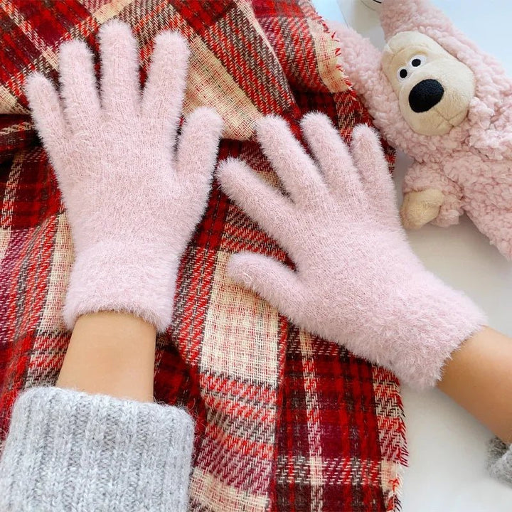 Winddichte Unisex Winterhandschuhe mit Kälteschutz, perfekte Accessoires für Wintermode.