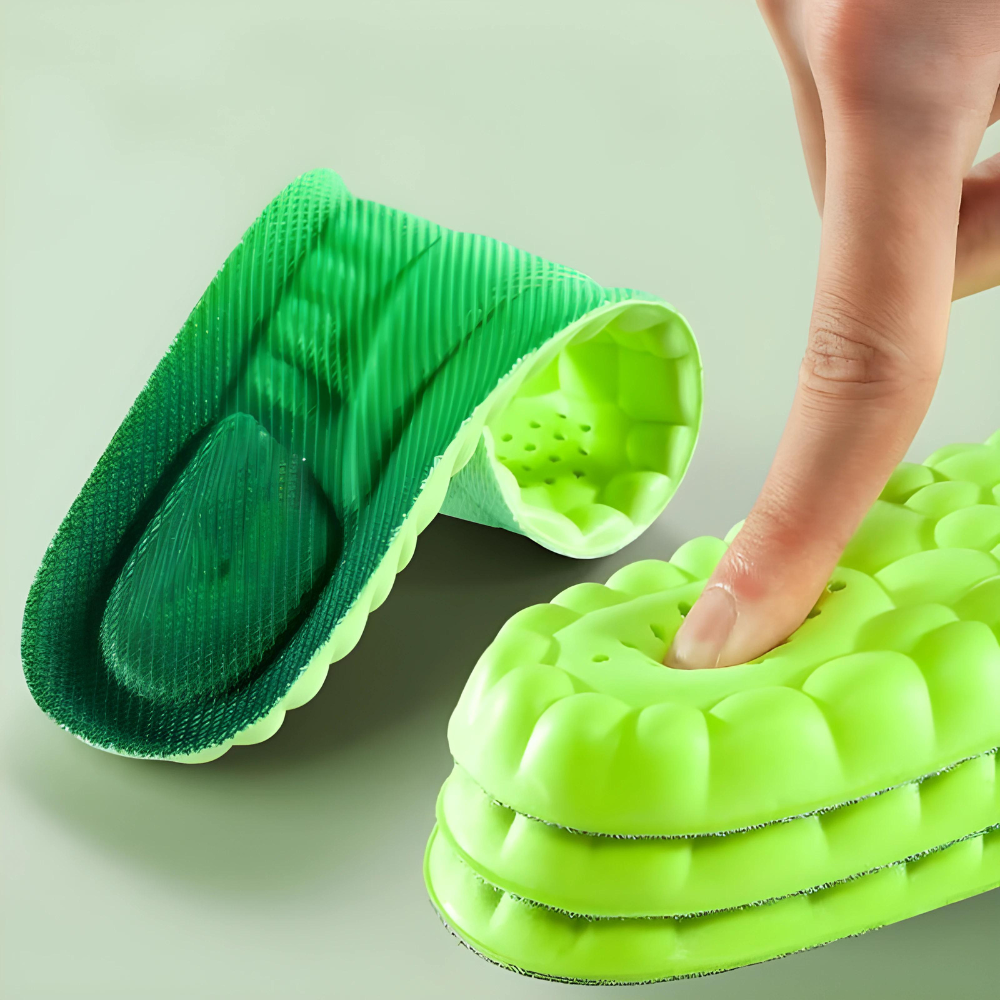 Unisex FlexiStride Laufsohlen für optimalen Komfort & Dämpfung bei Sport & Alltag, ideal für Fersensporn.