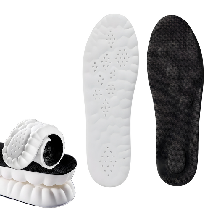 Vielseitige Unisex FlexiStride Einlegesohlen für alle Schuhtypen, verbessern Komfort & Fußpflege im Alltag.