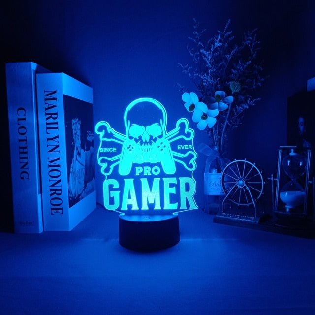 Unisex LED Gaming-Nachtlicht, vielseitiges Stimmungslicht & Dekoration für jedes Gamer-Zimmer.