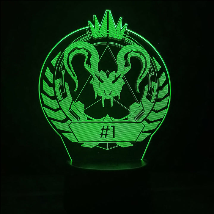 Gaming-Nachtlicht als Schlafzimmer-LED-Lampe, schafft gemütliches Gamer-Ambiente.