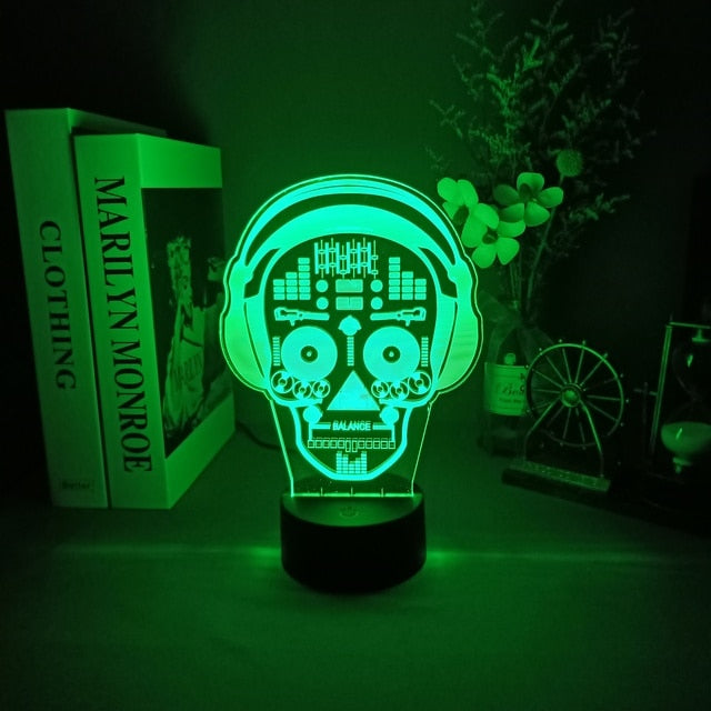 Sanftes LED Gaming-Nachtlicht, perfekt als stimmungsvolle Dekoration für Gamer-Schlafzimmer.