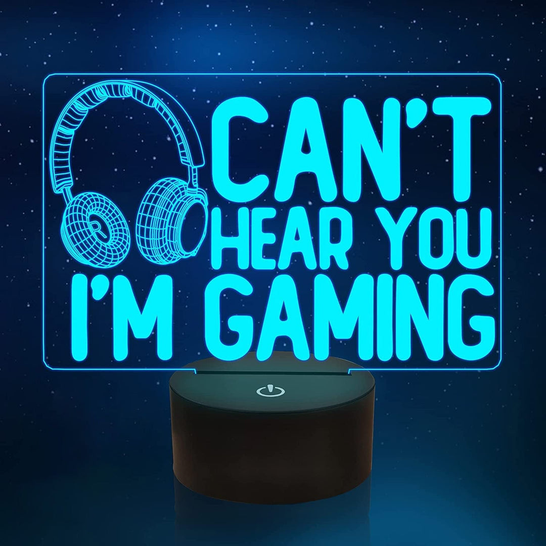 Gaming-Nachtlicht mit Farbwechsel-LEDs, ideales Stimmungslicht für Gamer-Zimmer-Dekoration.