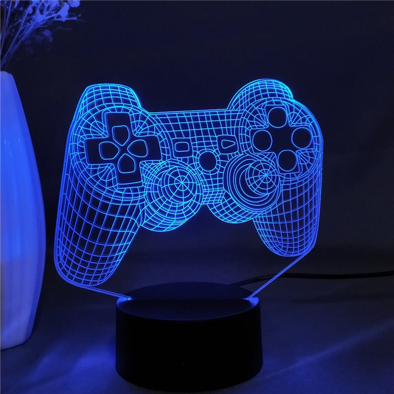 Visuell ansprechendes Gaming-Nachtlicht, LED-Farblichter schaffen coole Gamer-Atmosphäre.