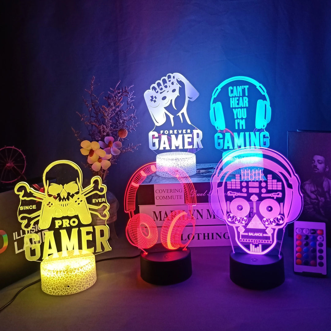 Gaming-Nachtlicht für alle Altersgruppen, LED-Stimmungslicht für Schlafzimmer-Deko von Gamern.