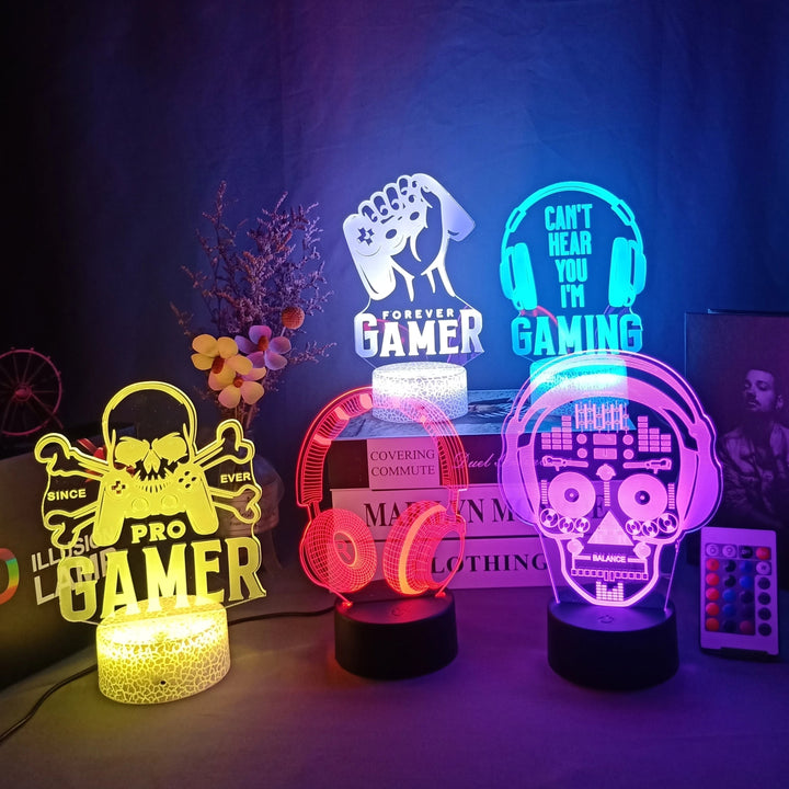 Gaming-Nachtlicht für alle Altersgruppen, LED-Stimmungslicht für Schlafzimmer-Deko von Gamern.