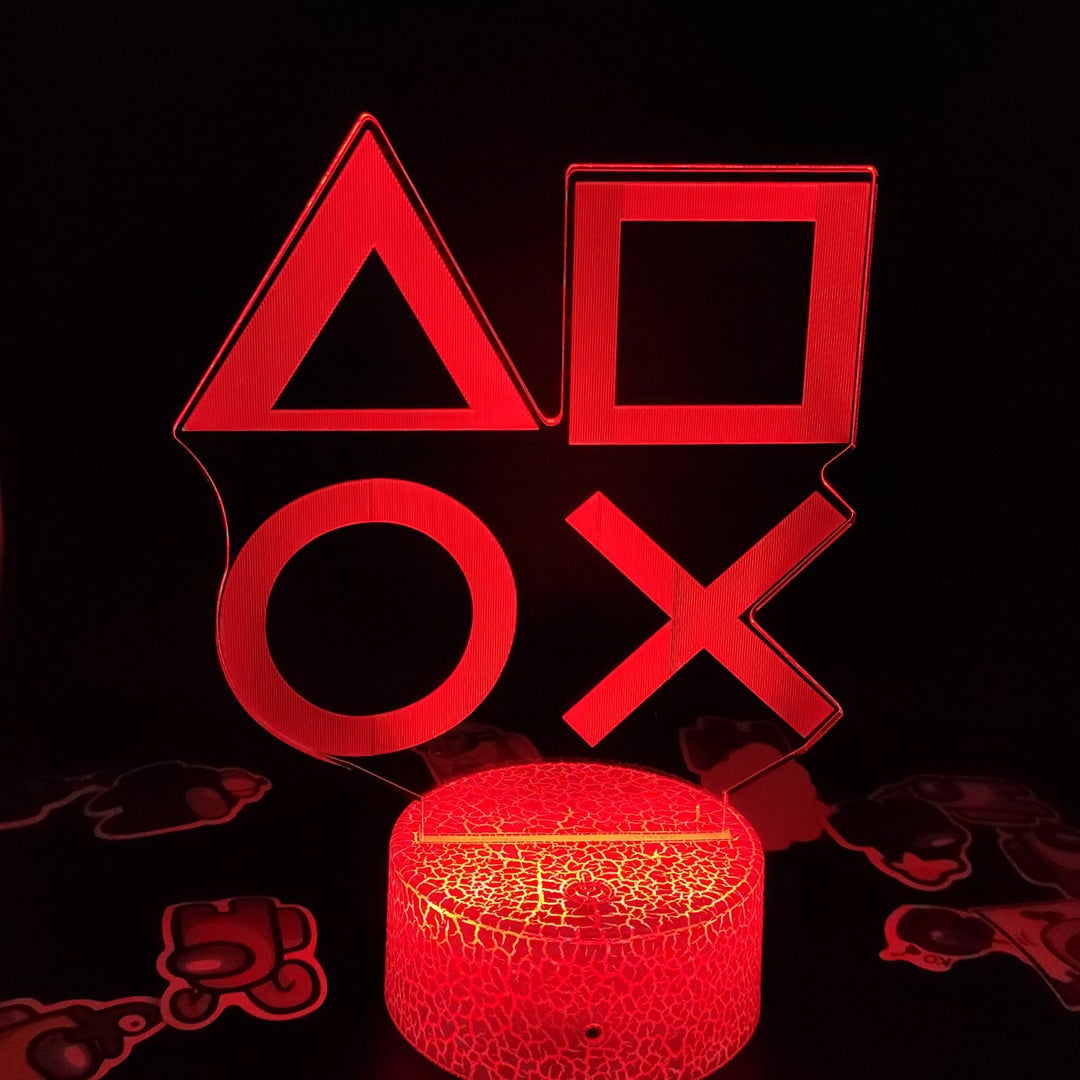 LED Gaming-Nachtlicht für Gamer, perfektes Zubehör & Geschenk, schafft stimmungsvolles Ambiente.