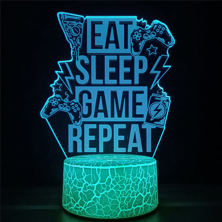 Originelles Gaming-Nachtlicht als Geschenk, LED-Stimmungslicht für Gamer-Zimmer und Dekoration.