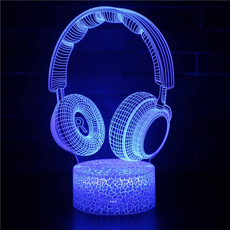 Gaming-Zubehör: LED-Nachtlicht für Gamer-Schlafzimmer, stilvolle Dekoration und Stimmungslicht.