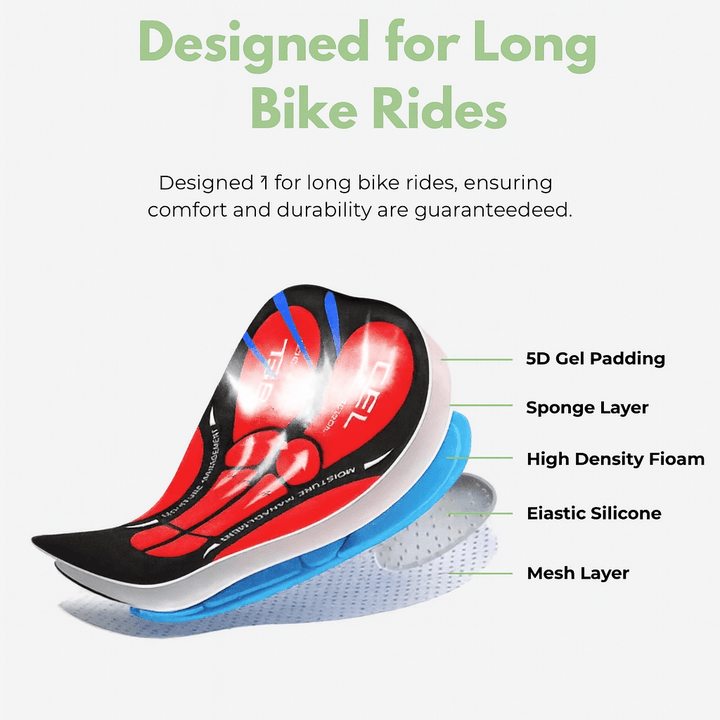 Hochwertige Unisex Fahrradhose für optimalen Komfort und Schutz vor Zadelpijn. Ideal für intensive Radsport.