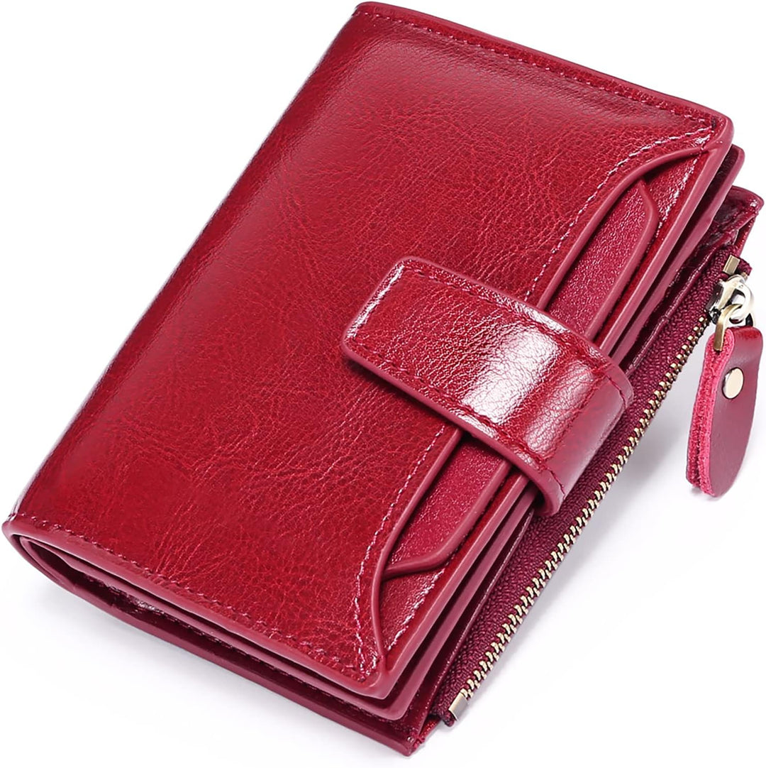 Kurzes Unisex Portemonnaie, RFID-geschützt, ideal für Karten & Münzen.