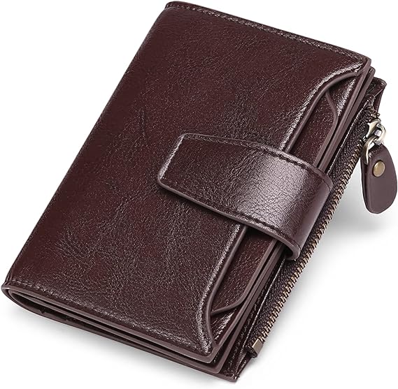 Elegantes, kurzes Portemonnaie mit RFID-Schutz, für Männer & Frauen.