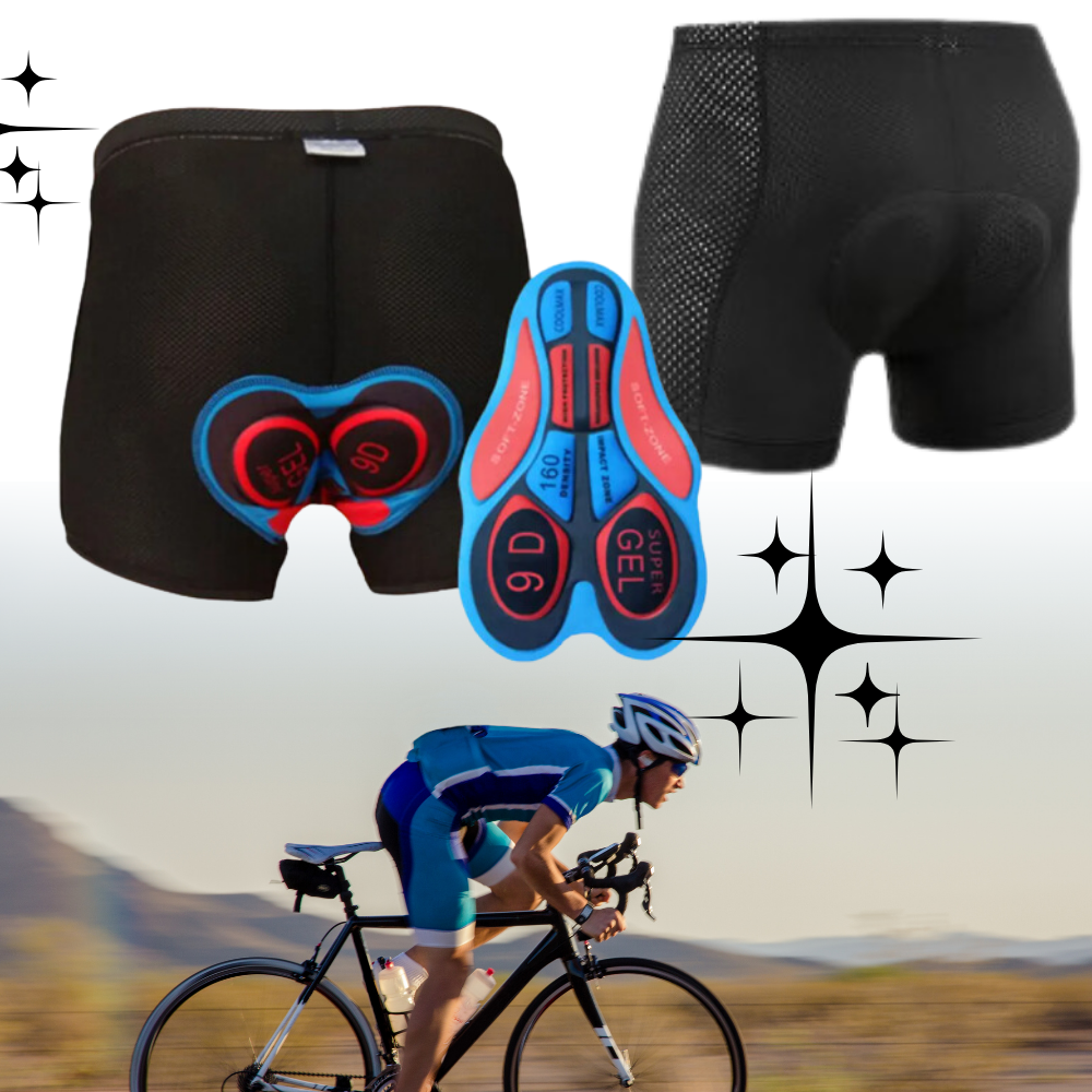 Unisex gepolsterte Radlerhose für Damen und Herren, bietet Komfort beim Radfahren und Radsport.