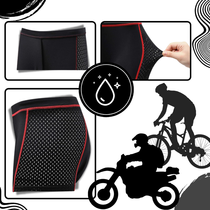 Komfortable Unisex Fahrradhose, gepolstert für lange Radtouren, atmungsaktives Radsport-Zubehör.