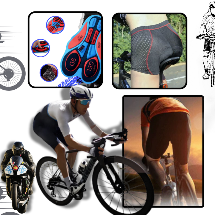 Feuchtigkeitsregulierende Radlerhose, unisex, mit Anti-Reibungs-Polsterung für anspruchsvollen Radsport.