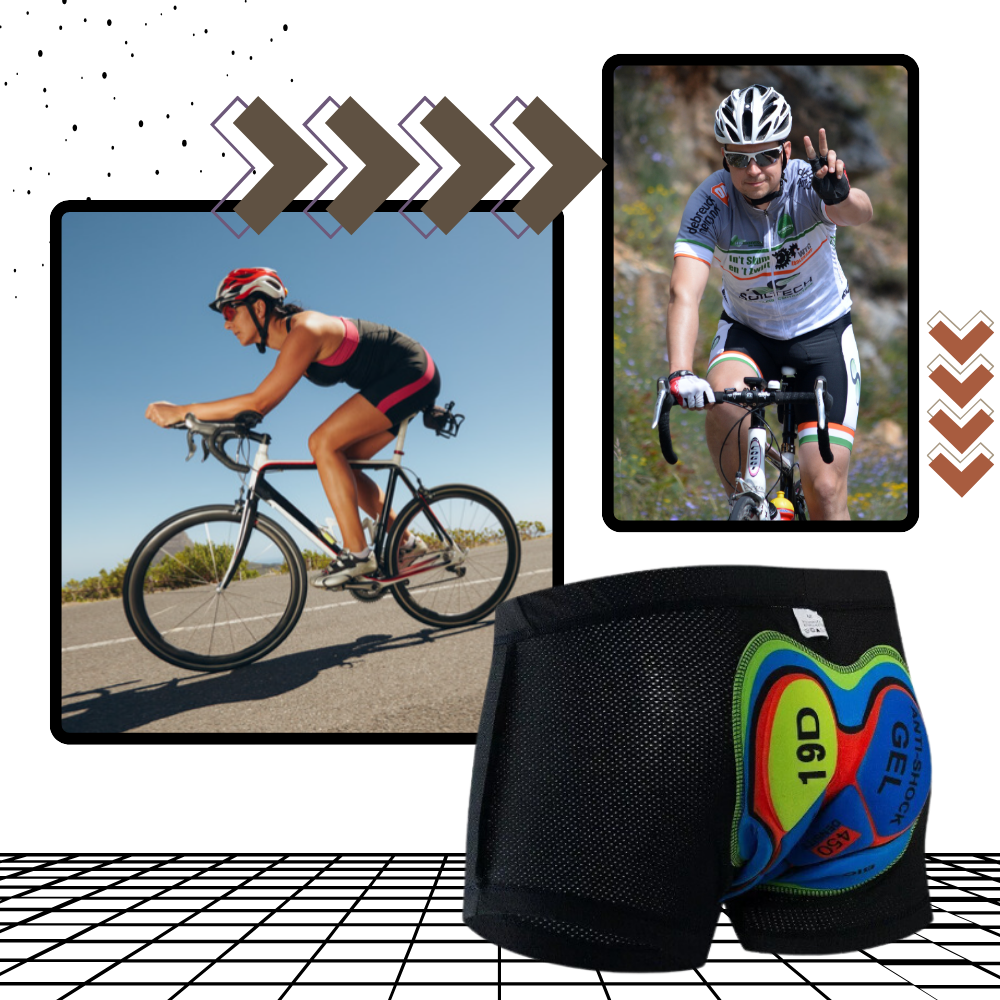 Ergonomisch geschnittene, gepolsterte Radlerhose für Damen und Herren, optimiert für Radsport-Komfort.