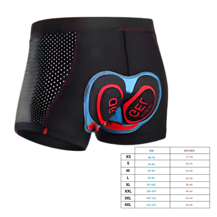 Atmungsaktive Unisex Radlerhose mit stoßabsorbierender Polsterung, perfekt für ausgedehntes Radfahren.