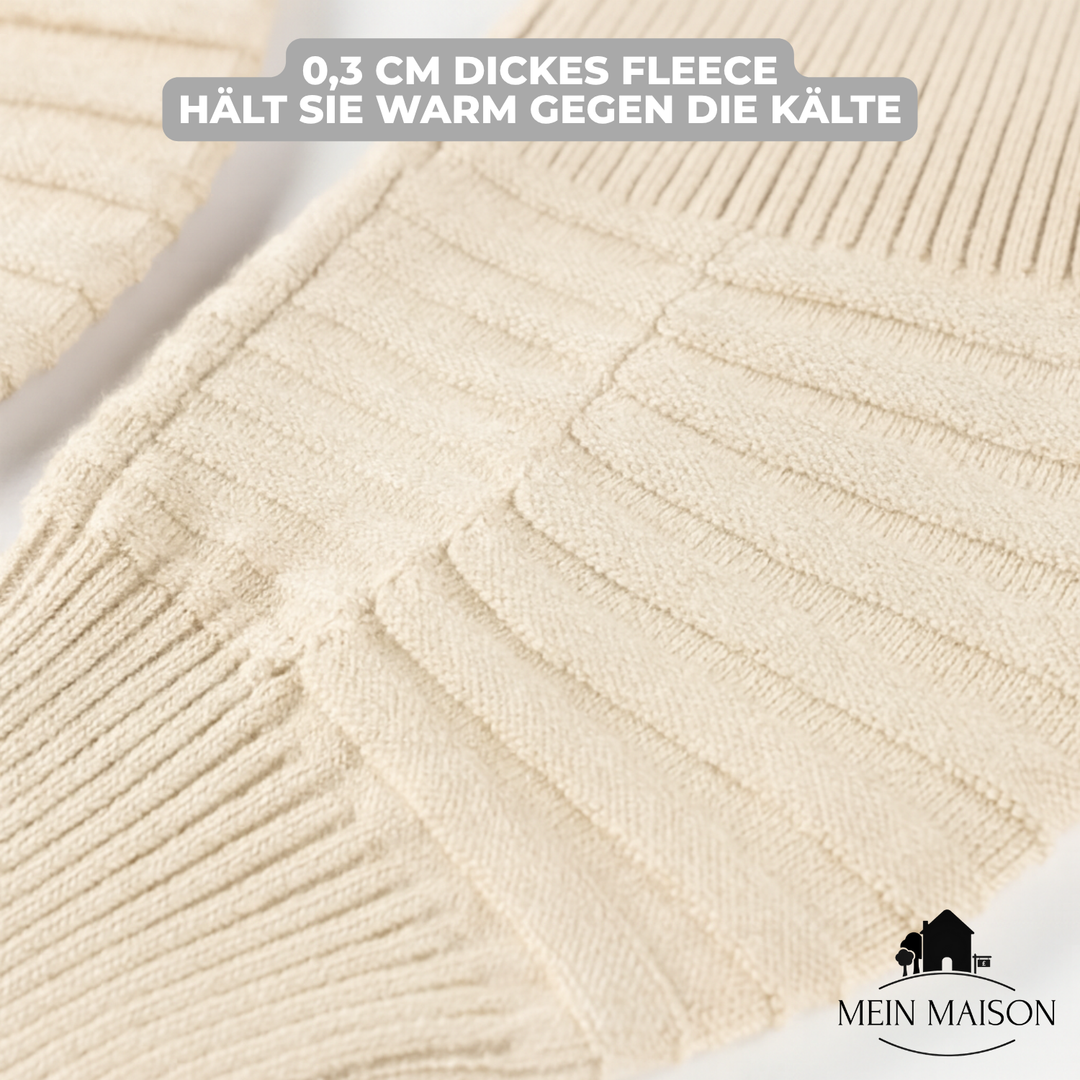 Optimaler Gelenkschutz: Warme, gestrickte Unisex Kniewärmer bieten flexiblen Komfort für Sport & kalte Tage.