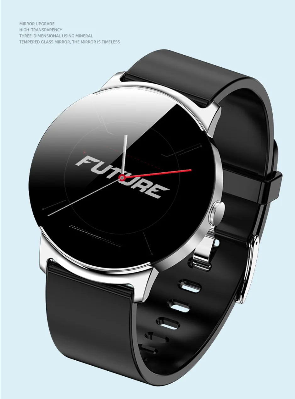 Unisex Fitnesstracker: präzise Herzfrequenz- & Blutzuckermessung. Modernes, wasserdichtes Gadget.