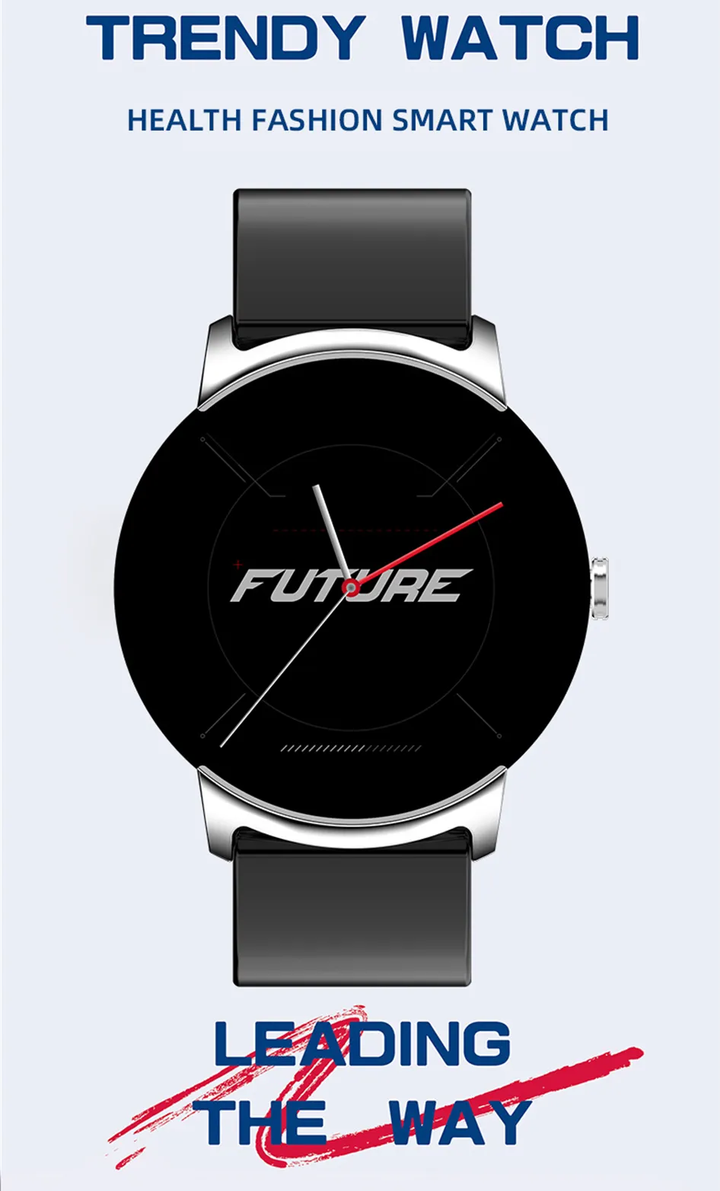 Modernes Gesundheits-Gadget: wasserdichte Uhr mit Blutzucker- & Herzfrequenzmessung.