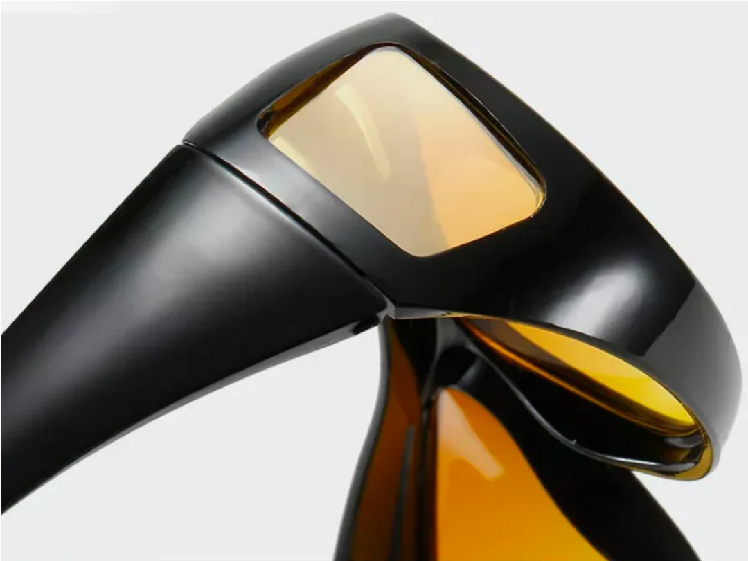 Unisex GlareCut Fahrbrille für blendfreie Nachtfahrt, Polycarbonat-Gläser, Sichtverbesserung, Sicherheit.