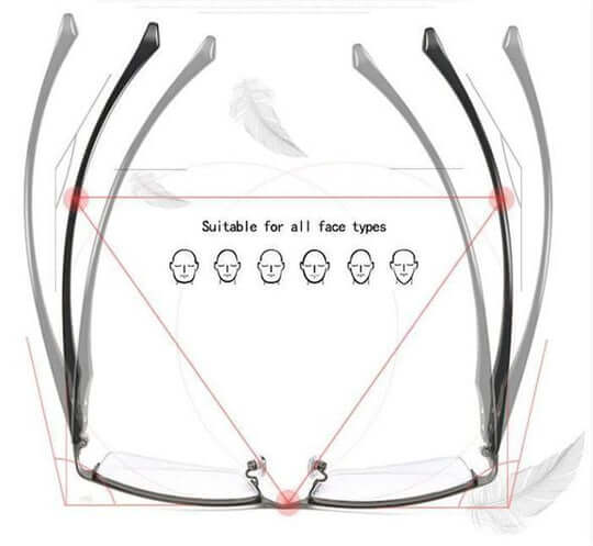 Komfortable Unisex Gleitsichtbrille für den Alltag, mit Photochrom-Gläsern, Blaulicht- & UV400 Schutz.