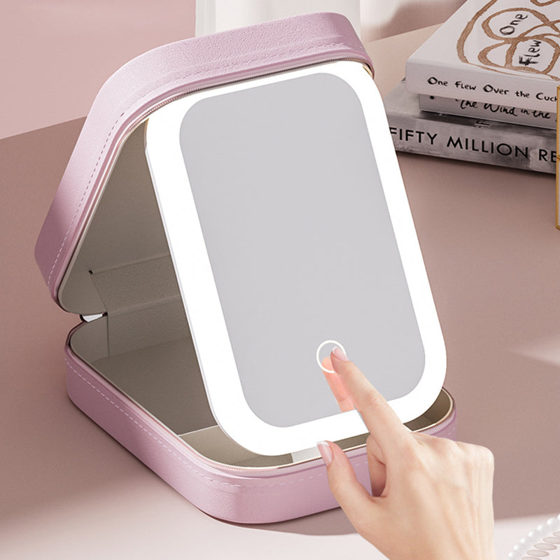 Unisex Make-up Box GlowCase Luxe, tragbar mit LED-Licht, perfekt für alle Beauty-Enthusiasten.