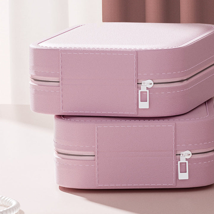 Smarte Make-up Aufbewahrung GlowCase Luxe, mit LED-Spiegel; ordnet Kosmetika effizient & stilvoll.