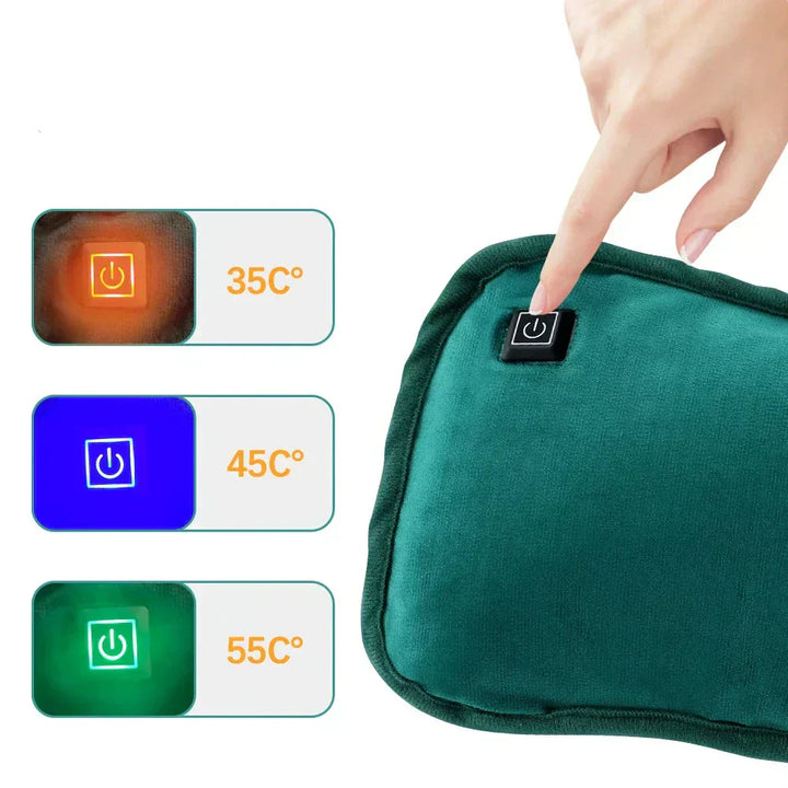 Graphen Bauchwärmer USB, 3 Temperaturstufen, effektiv bei Unterleibsschmerzen & Krämpfen. Angenehmer Stoff.