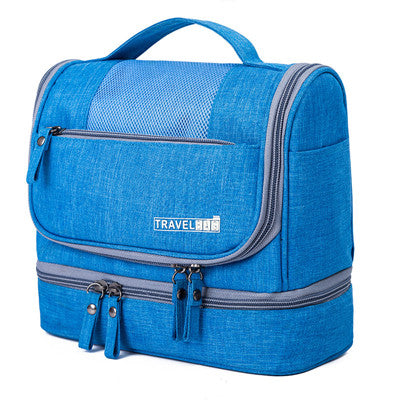 Praktische Kulturtasche, Unisex, mit mehreren Fächern und Aufhängehaken. Dein idealer Reise-Organizer für Ordnung.