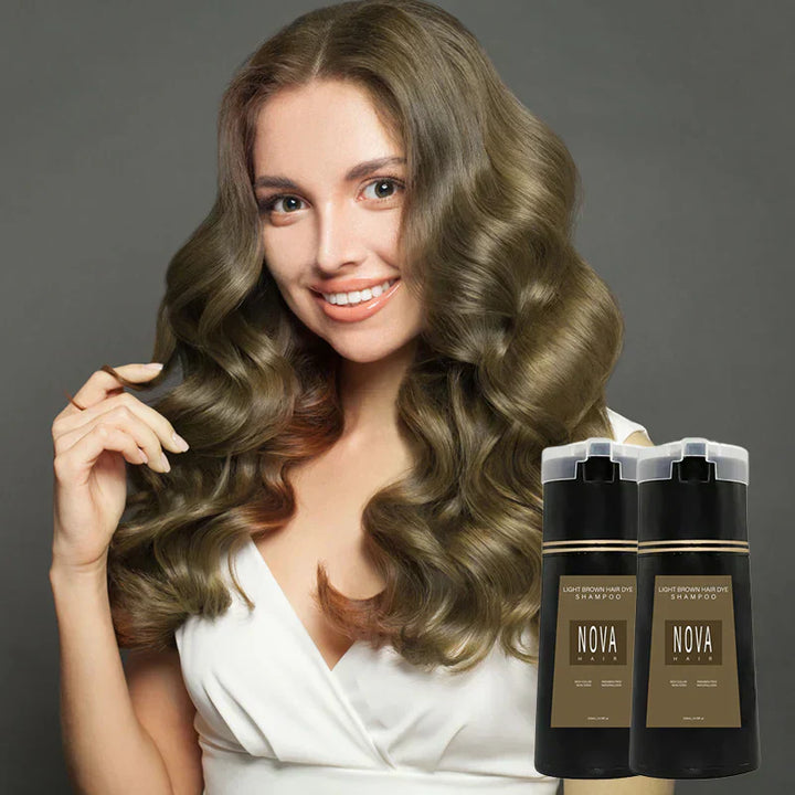 Innovative Haarfärbelösung: Einfaches Shampoo für schnelle Grauabdeckung und Farbauffrischung.