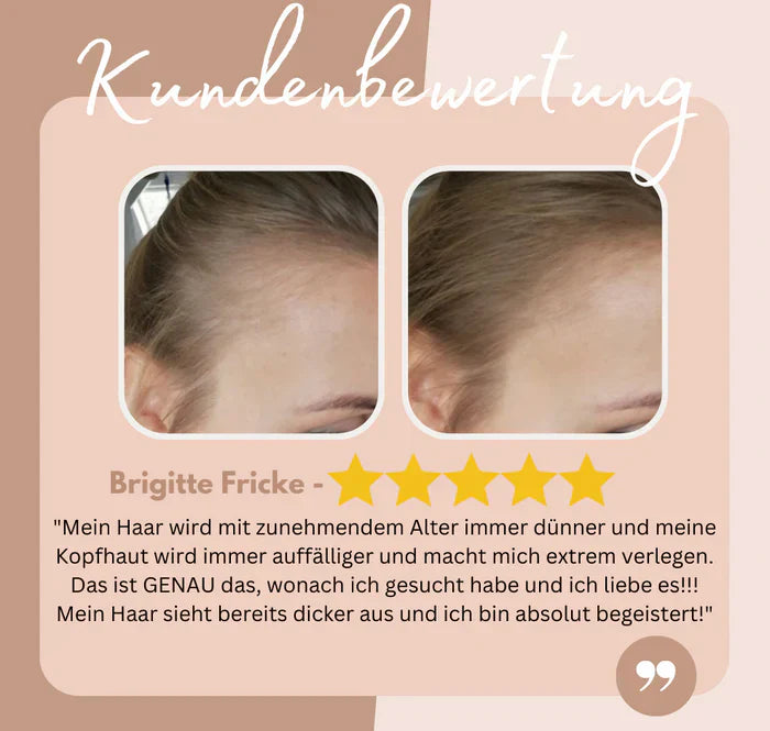 Unisex Ansatzpuder zur optischen Verdichtung und für eine natürliche Haarlinie.